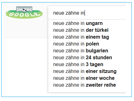 W Feste Neue Dritte Zahne An Einem